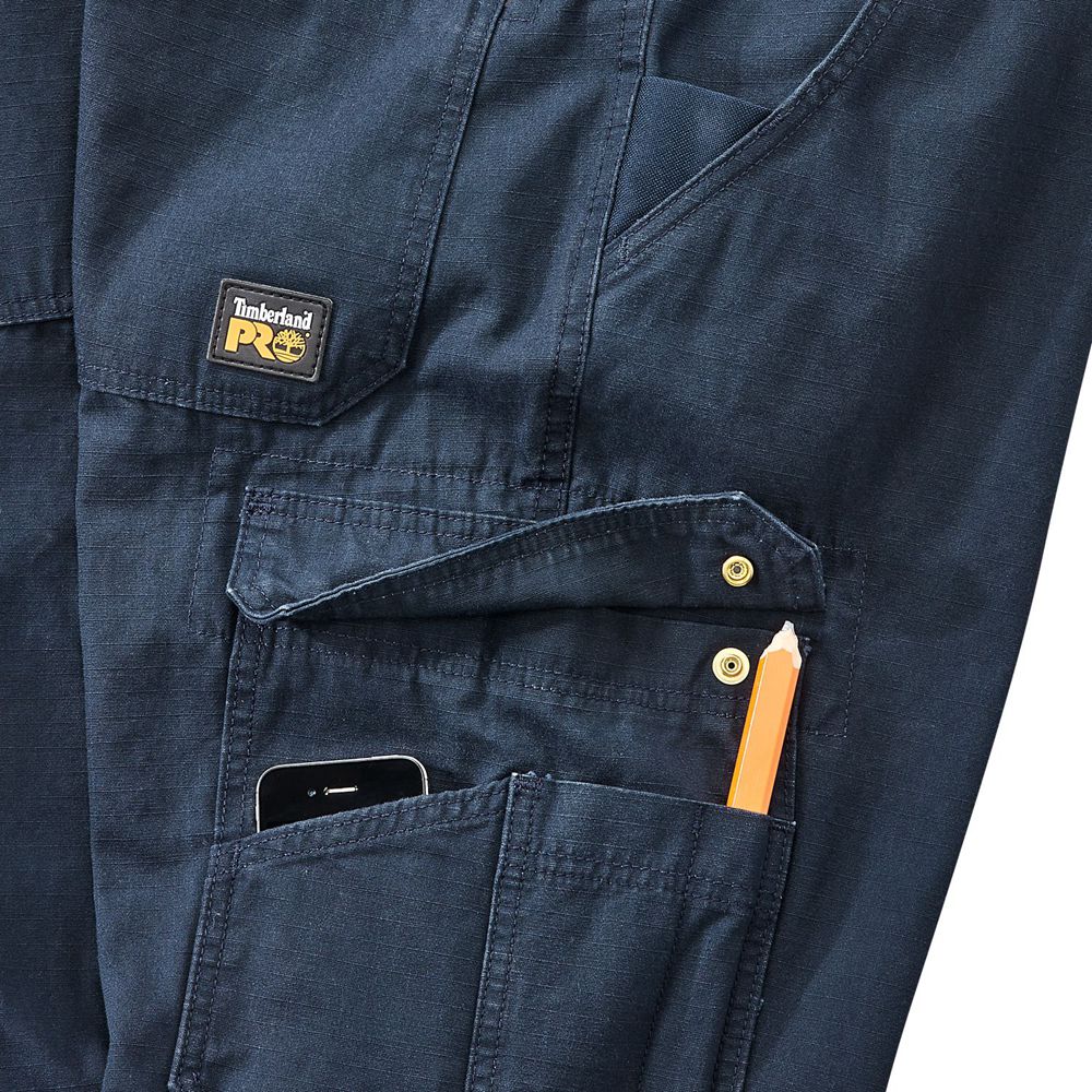 Pantaloni Timberland Barbati Bleumarin - Pro® Work Warrior Ripstop Utility - Romania - YGKHLU251